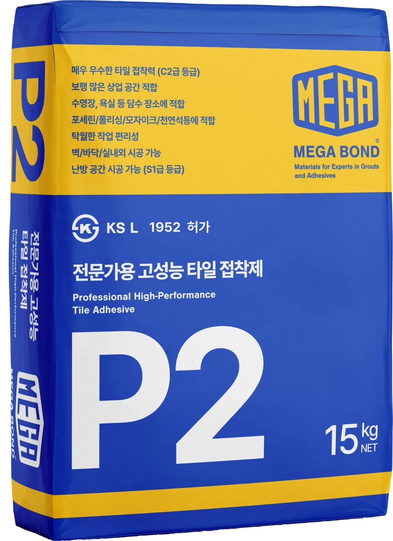 셀프 타일 자재 P2 타일 압착시멘트 제품